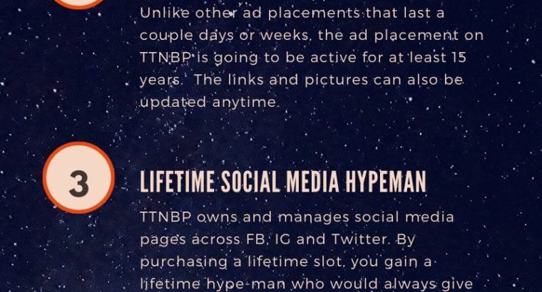 N899 for a Lifetime Social Media Hypeman