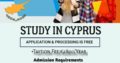 Study in North Cyprus – Free Processing