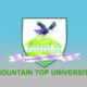 Mountain Top University 2O2O/21 Session Admission