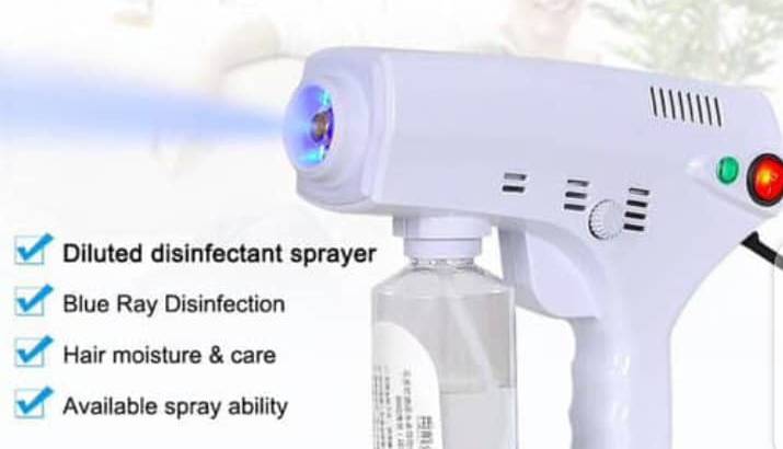 Nano steam disinfectant spray gun machine