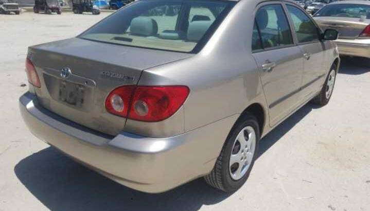 2005 TOYOTA COROLLA GOING FOR AUCTION CALL 07045512391